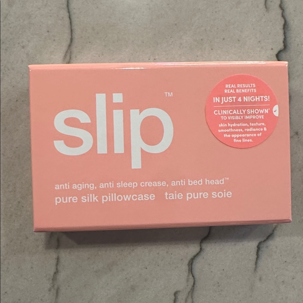Slip pure silk pillowcase - pink